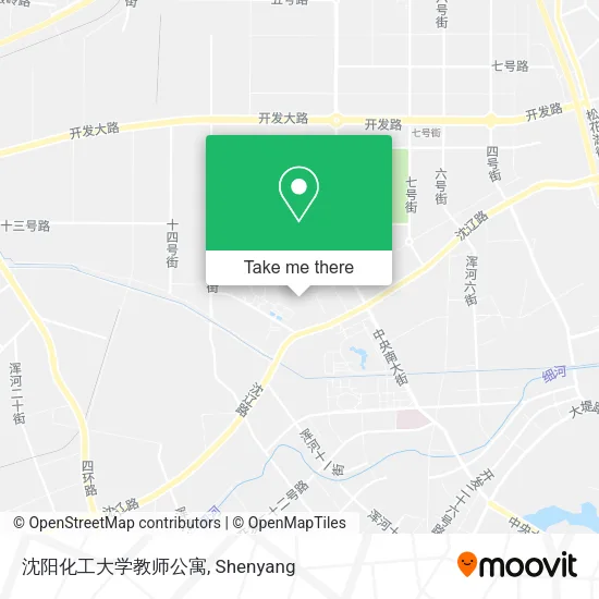沈阳化工大学教师公寓 map