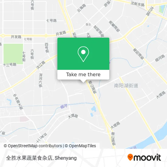 全胜水果蔬菜食杂店 map