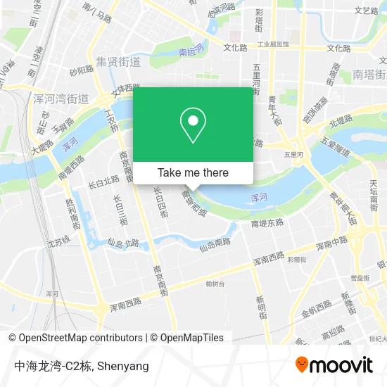 中海龙湾-C2栋 map