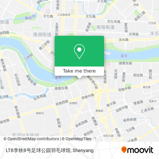 LT8李铁8号足球公园羽毛球馆 map