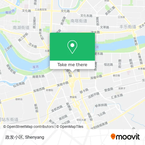 政发小区 map