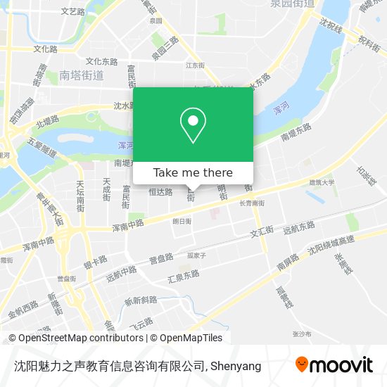 沈阳魅力之声教育信息咨询有限公司 map