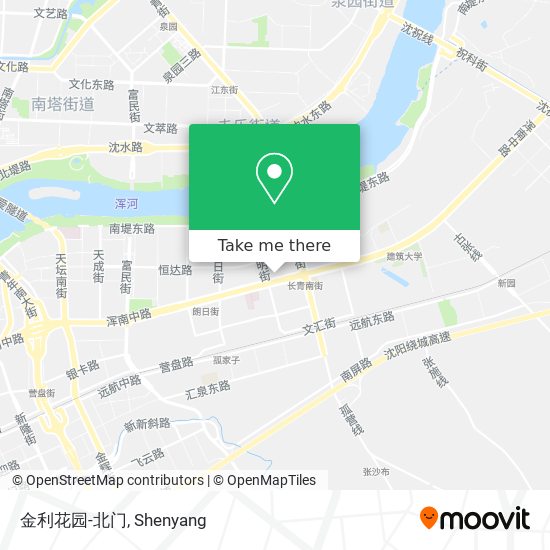 金利花园-北门 map
