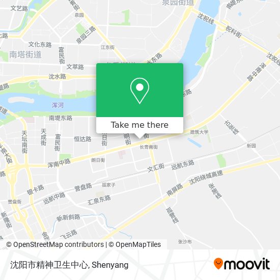 沈阳市精神卫生中心 map