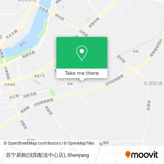 苏宁易购(沈阳配送中心店) map