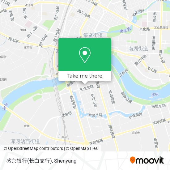 盛京银行(长白支行) map