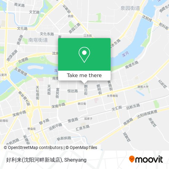 好利来(沈阳河畔新城店) map