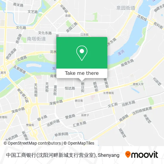 中国工商银行(沈阳河畔新城支行营业室) map