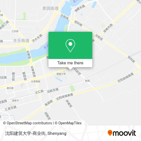 沈阳建筑大学-商业街 map