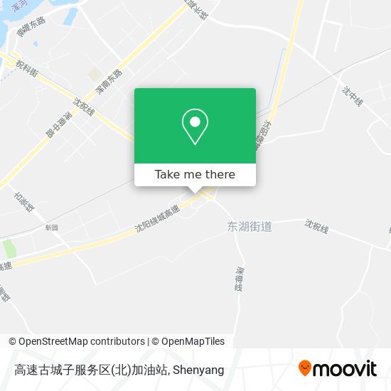 高速古城子服务区(北)加油站 map