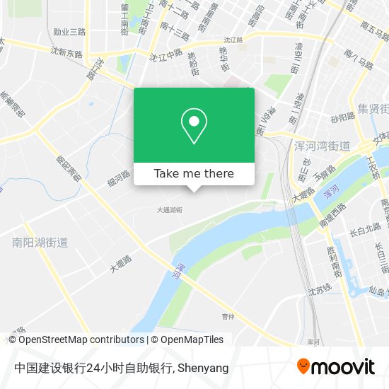 中国建设银行24小时自助银行 map