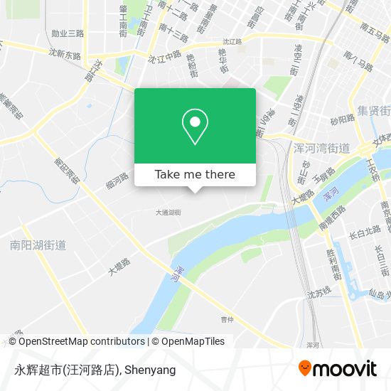 永辉超市(汪河路店) map