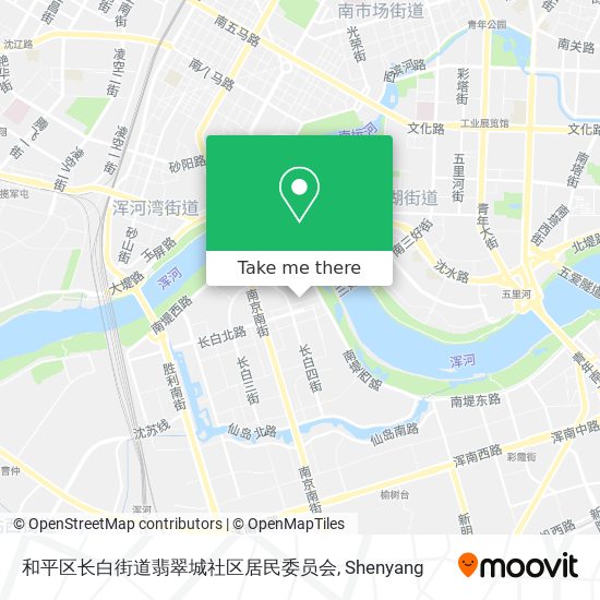 和平区长白街道翡翠城社区居民委员会 map
