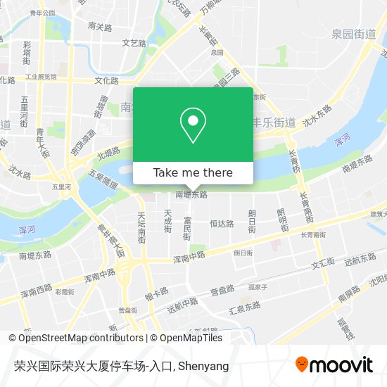 荣兴国际荣兴大厦停车场-入口 map