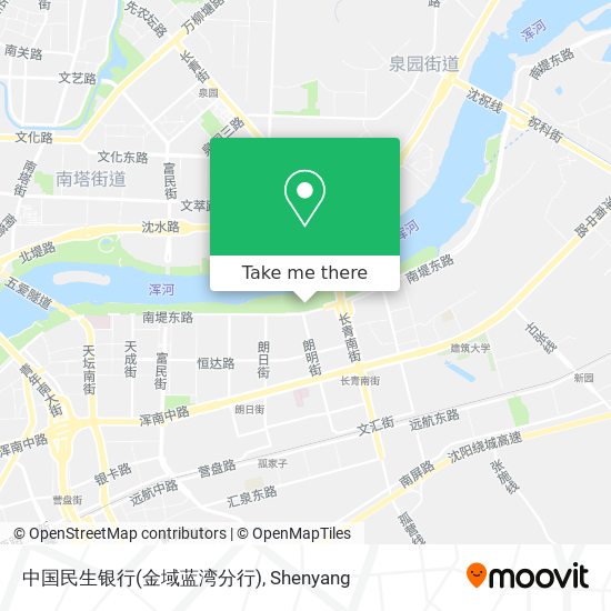 中国民生银行(金域蓝湾分行) map
