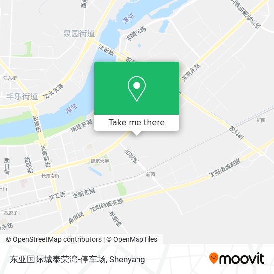 东亚国际城泰荣湾-停车场 map