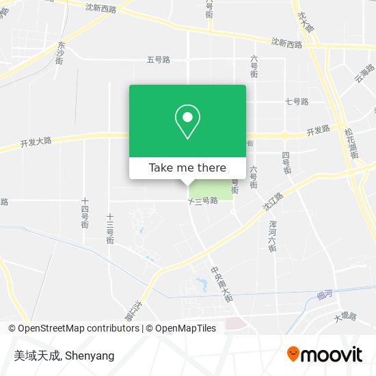 美域天成 map