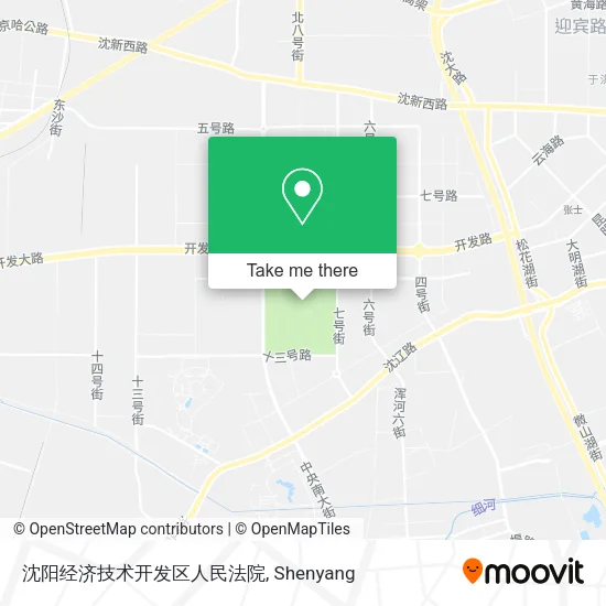 沈阳经济技术开发区人民法院 map
