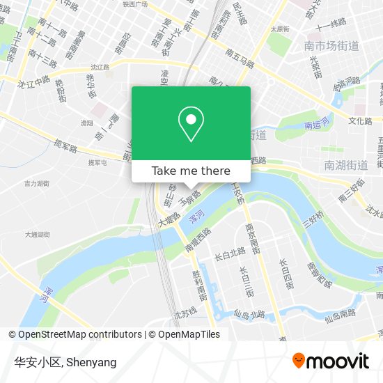 华安小区 map