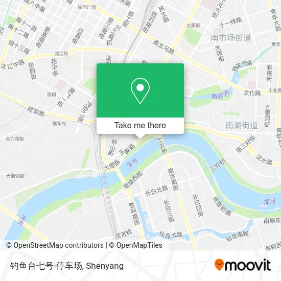 钓鱼台七号-停车场 map