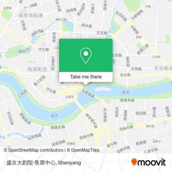 盛京大剧院-售票中心 map