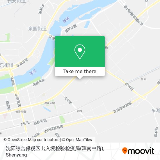 沈阳综合保税区出入境检验检疫局(浑南中路) map