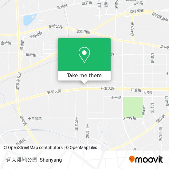远大湿地公园 map