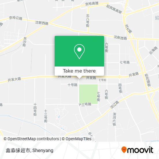 鑫淼缘超市 map