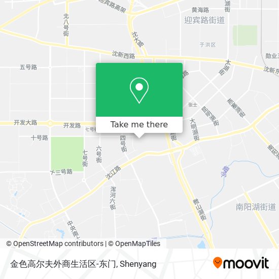 金色高尔夫外商生活区-东门 map
