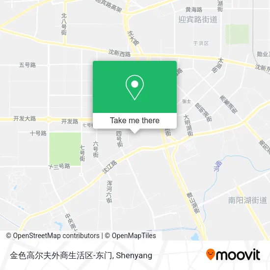 金色高尔夫外商生活区-东门 map