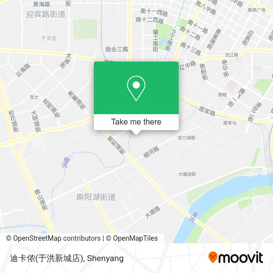 迪卡侬(于洪新城店) map