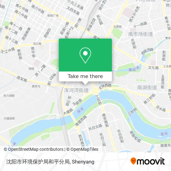 沈阳市环境保护局和平分局 map