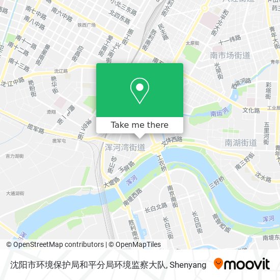 沈阳市环境保护局和平分局环境监察大队 map