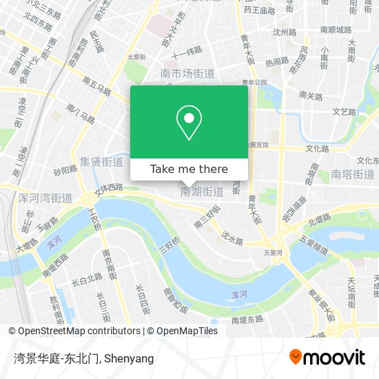 湾景华庭-东北门 map