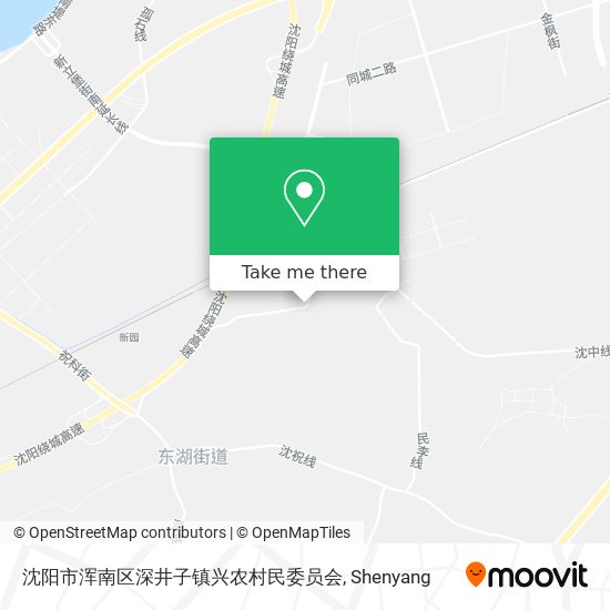 沈阳市浑南区深井子镇兴农村民委员会 map