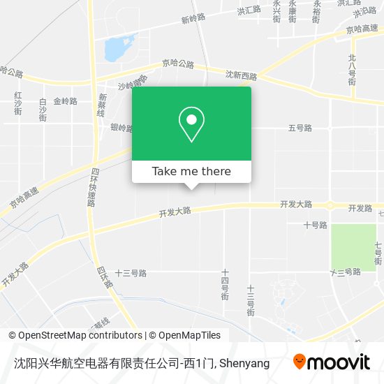 沈阳兴华航空电器有限责任公司-西1门 map