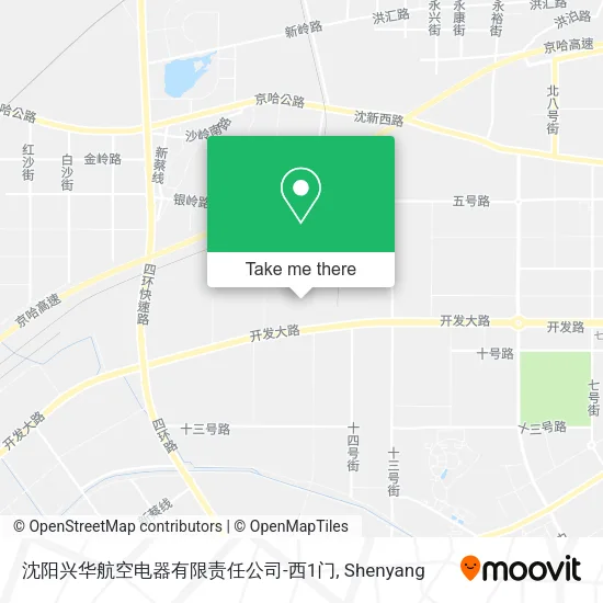沈阳兴华航空电器有限责任公司-西1门 map