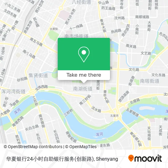 华夏银行24小时自助银行服务(创新路) map