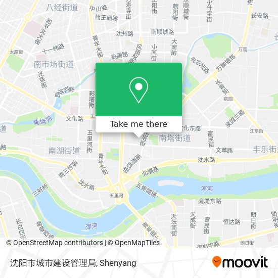沈阳市城市建设管理局 map