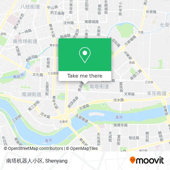 南塔机器人小区 map