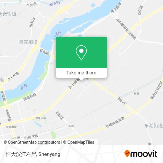 恒大滨江左岸 map