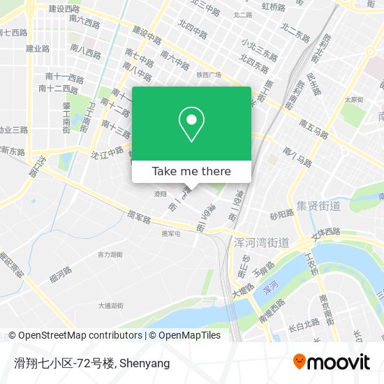 滑翔七小区-72号楼 map