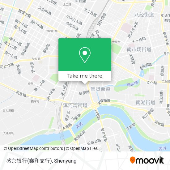 盛京银行(鑫和支行) map