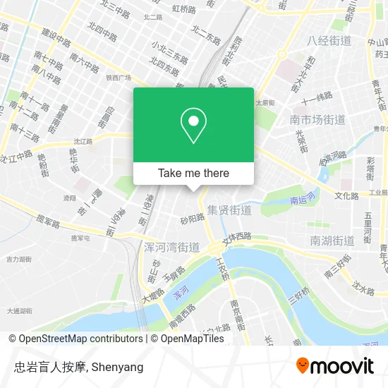 忠岩盲人按摩 map