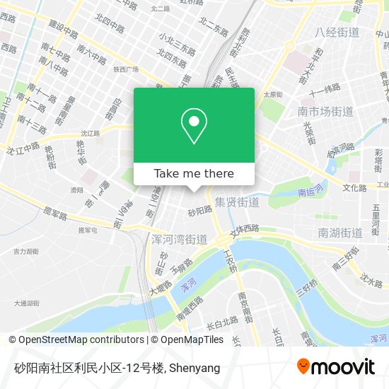砂阳南社区利民小区-12号楼 map
