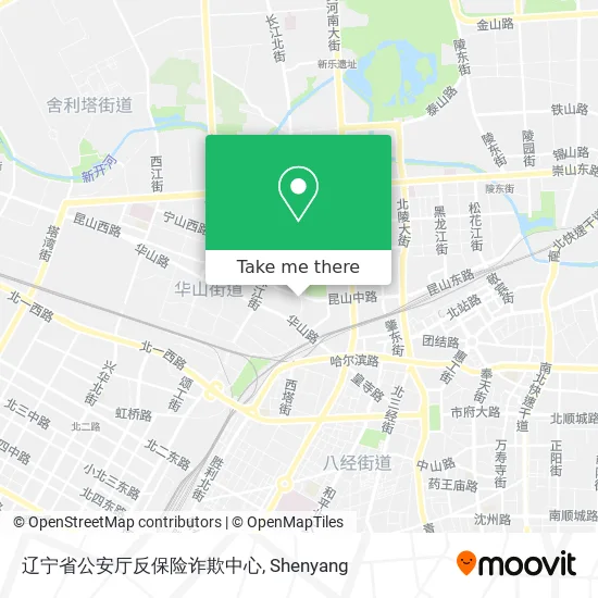 辽宁省公安厅反保险诈欺中心 map