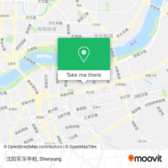 沈阳军乐学校 map