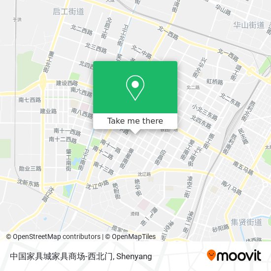 中国家具城家具商场-西北门 map