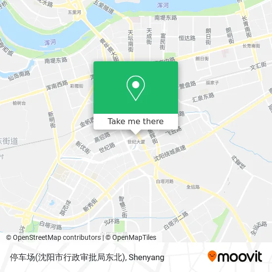 停车场(沈阳市行政审批局东北) map