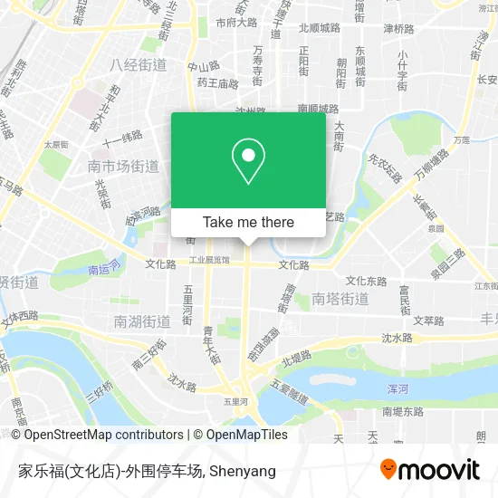 家乐福(文化店)-外围停车场 map